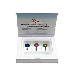 Coltene Alpen ShapeGuard Ceramic Plus Polishing System Spiral Wheel Assorted Pack RA/204, 4/pkg 