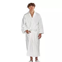 Merit Collection  Velour Bathrobe 400 GSM Shawl Collar- Size L/XL