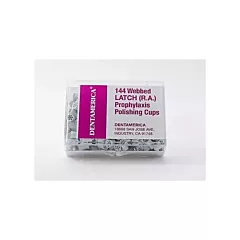 DENTAMERICA Prophy Cups Latch Web Medium Soft 144/pkg (VMDA-401)