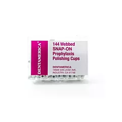 DENTAMERICA Prophy Cups Snap On Web Medium Soft 144/pkg (VMDA-403)