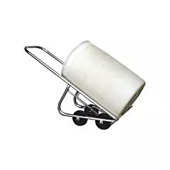 Morse Diables pour baril à usage multiple, 25 - 55 gal. US (20 - 45 gal. imp.), Acier inoxydable, Caoutchouc (160-SS)