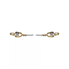 Lind Equipment Assemblages légers de cables de masse et de mise à la terre - Deux pinces crocodiles