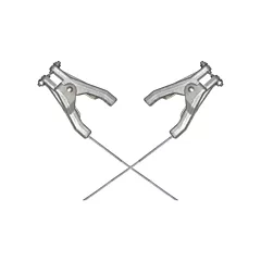 Lind Equipment Heavy-Duty Bonding & Grounding Wire Assemblies - Two Hand Clamp Connectors