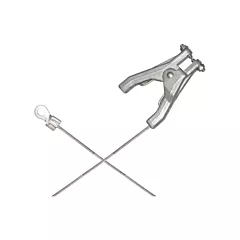 Lind Equipment Heavy-Duty Bonding & Grounding Wire Assemblies - Hand Clamp & 1/4