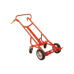 Wesco Diable À Barils Ergonomique A/Roulettes Pivotantes, 55 - 85 gal. US (45 - 70 gal. imp.), Acier, Caoutchouc moulé, Acier (240121)