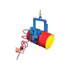 Morse BASCULE BARIL POUDRE MOTEUR AIR, 55 gal. US (45 gal. imp.), Acier, 1500 lb/680 kg (195A-A)