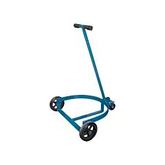 Kleton Diable surbaissé pour barils, 55 gal. US (45 gal. imp.), Acier, Caoutchouc, Acier