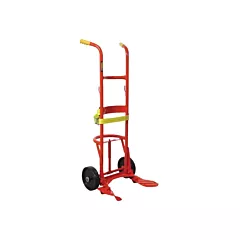 Wesco Chariot pour baril de série 40BTW, 30 - 85 gal. US (25 - 70 gal. imp.), Acier, Polyoléfine, Plastique (240076)