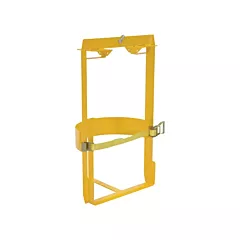 Vestil Appareil de levage de baril aérien, 30 - 55 gal. US (25 - 45,8 gal. imp.), Acier, 1 Nbre de barils, 1000 lb/454 kg, Acier, plastique, fibre (DRUM-LUG)