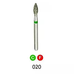 ValuDiamond Burs Football 368-020, 10/pkg (VMV-368-020X)