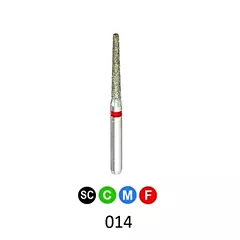 ValuDiamond Burs Round End Taper 850-014, 10/pkg (VMV-850-014X)