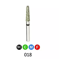 ValuDiamond Burs Round End Taper 856-018, 10/pkg (VMV-856-018X)