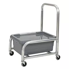 Robot Coupe Food Tray Cart with Pan & Lid