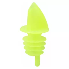 Winco Free Flow Pourer, Yellow, 12 /Bag