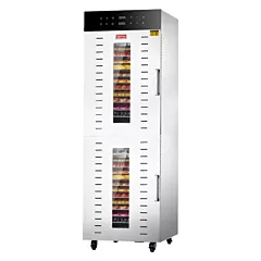 Nella 32 Trays 2-Door Stainless Steel Food Dehydrator with Digital Control and LED Light, 220 Volts