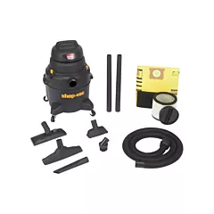Shop Vac Deluxe Shop Vacuum, Wet-Dry, Polycarbonate, 8 US Gal. (30.3 Litres), 6 HP (9258006)