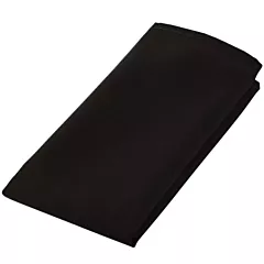 Serviette Symphony X 100% Polyester Filé, Noire, 12/Boîte