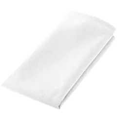 Serviette Symphony X 100% Polyester Filé, Blanche, 12/Boîte