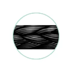 J&J Ethicon Suture Perma Hand Silk Black Braided 4-0 629G, 18