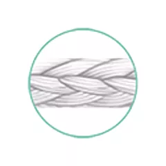 J&J Ethicon Suture Mersilene Polyester White 4-0 R691G, 18