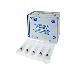 Exel Syringe 20cc-25cc Luer Lock w/Cap 50/box