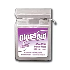 GlossAid Shredless Waxed Floss 50M 18/bx (VMFADFP)