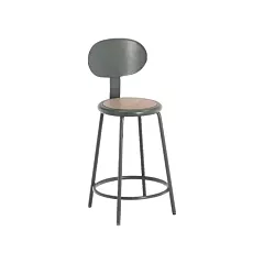 Mur-Van 500 Series Stool with Back, 24