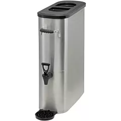 Winco 5 Gallon Slim Iced Tea Dispenser, Stainless Steel(SSBD-5)
