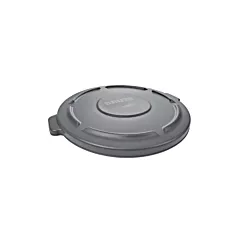 Rubbermaid Brute 10 Gallon Round Trash Can Lid, Grey(2609G)
