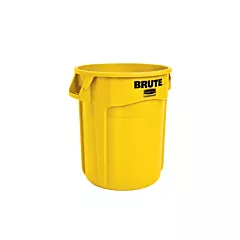 Rubbermaid Brute 20 Gallon Round Trash Can, Yellow