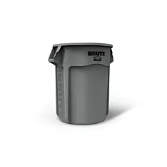 Rubbermaid Brute 55 Gallon Round Trash Can, Grey