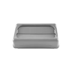 Rubbermaid Slim Jim Drop Shot Rectangular Trash Can Lid, Grey(2673-G)