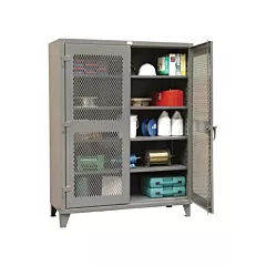 Strong Hold Heavy-Duty Ventilated Storage Cabinets