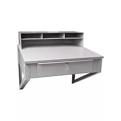 Kleton Wall-Mounted Shop Desk, 34-1/2