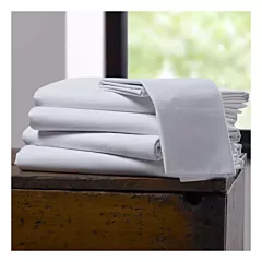 Drap-housse en coton et polyester uni de luxe avec finition satinée T-300, taille JUMEAU, 39