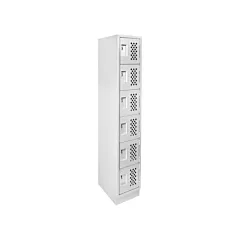 Anthony Steel Mfg. Assembled Lockerettes Clean Line™ Perforated Economy Lockers