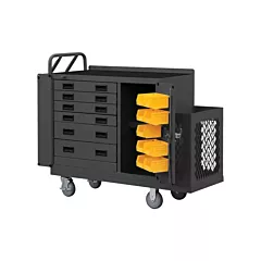 Durham Manufacturing Heavy Duty Mobile Work Stations, Steel (2211-DLP-6DR-RM-9B-95)