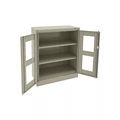 Tennsco C-Thru Counter High Cabinet, 42