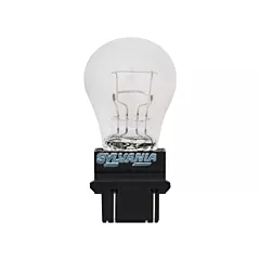 Sylvania 3157 Long Life Mini Automotive Bulb, 26.9 W/8.3 W, Incandescent, Off White (30240)