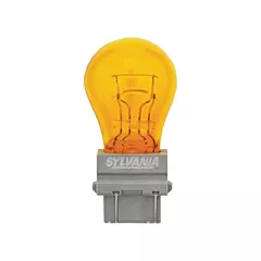 Sylvania 4157NA Long Life Automotive Bulb, 28.54 W, Incandescent, Amber (38163)