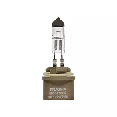 Sylvania 880 Basic Fog Light Bulb, 27 W, Halogen, Off White (31572)