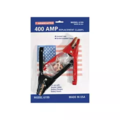 Associated Equipment 400 Amp Professional Heavy-Duty Booster Cable Clamps, 2 No. of Clamps (6199)