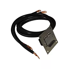 Associated Equipment Plug-In Polarized Stainless Steel Socket Panel, 5', 4 AWG (6125)