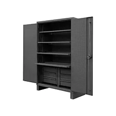 Durham Manufacturing Extra Heavy-Duty Slide-Out Shelf Cabinet, 78