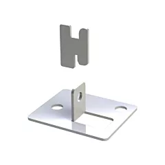 Metalware Interlok Boltless Shelving Foot Plate