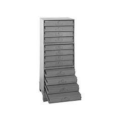 Durham Manufacturing Modular Compartment Drawer Box Rack, 60-1/8