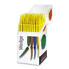 Garrison Wedge Wands Refill X-Small Yellow 100/box (VMGAR-SWYL)