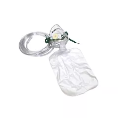 Pediatric Total Non-Rebreathing Oxygen Mask with 2 Side Valves and 7' (2.1 m) Sure Flow Tubing (VMGL-GK1096)
