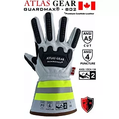 Atlas Gear GuardMax® TPR Impact Gloves Long Cuff