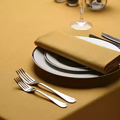 Milliken Signature Plus Table Cloth-Gold-   54